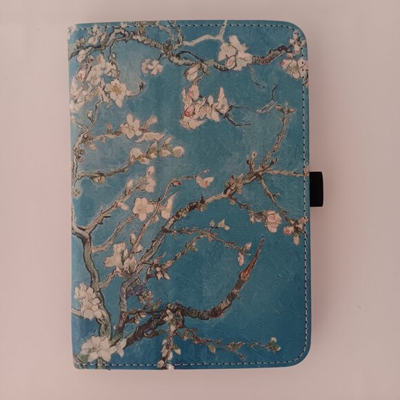 New Kindle Paperwhite Cover Apricot Blossom Blue Soft Foldable Stand COCFOOKIW - Picture 5 of 11